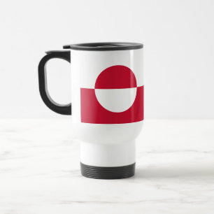 Mug De Voyage Drapeau du Groenland