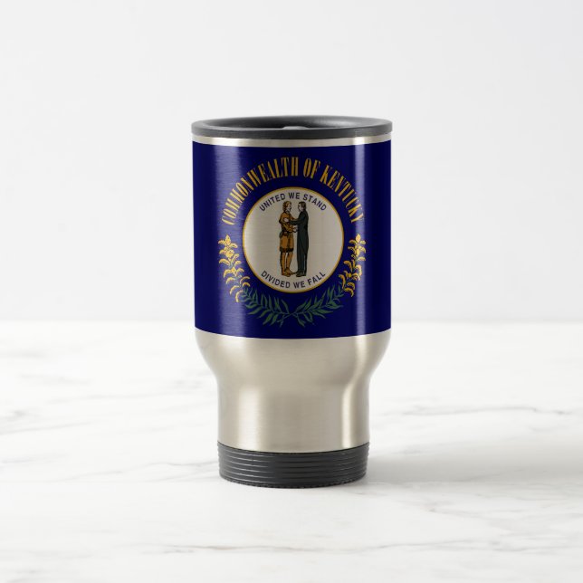 Mug De Voyage Drapeau du Kentucky (Centre)