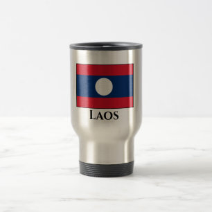 Mug De Voyage Drapeau du Laos