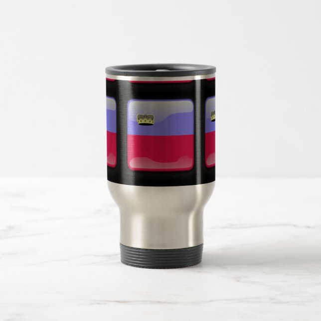 Mug De Voyage Drapeau du Liechtenstein (Centre)