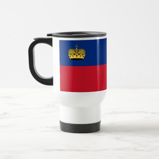 Mug De Voyage Drapeau du Liechtenstein (Gauche)