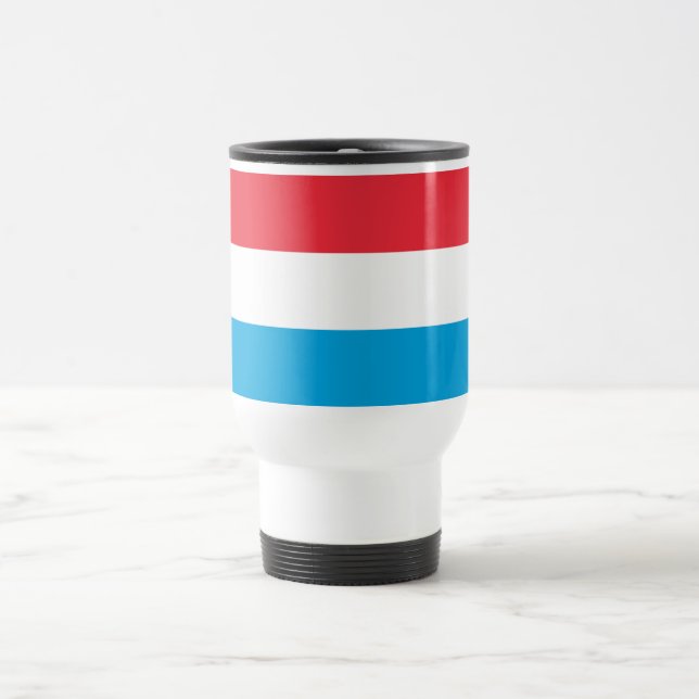 Mug De Voyage Drapeau du Luxembourg (Centre)