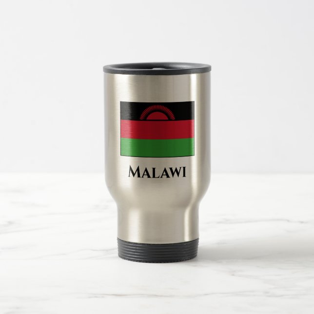 Mug De Voyage Drapeau du Malawi (Centre)