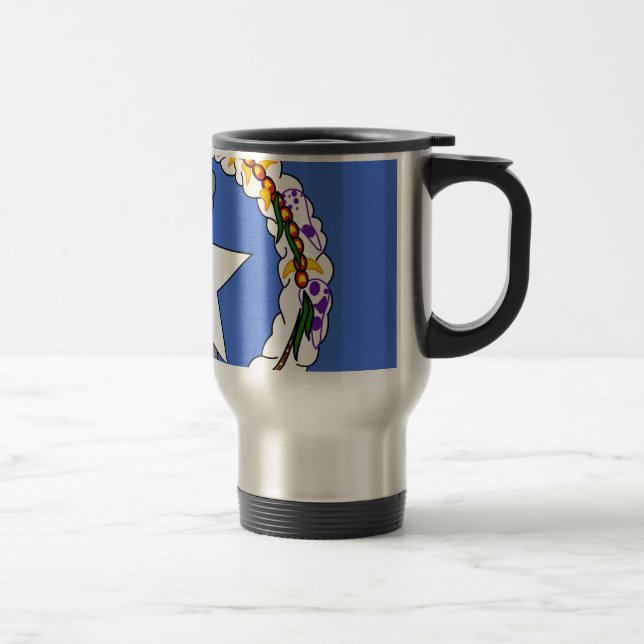 Mug De Voyage Drapeau du nord du Marianne (Droit)