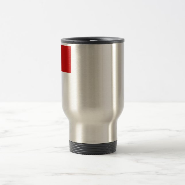 Mug De Voyage Drapeau du Pérou avec le nom (Centre)