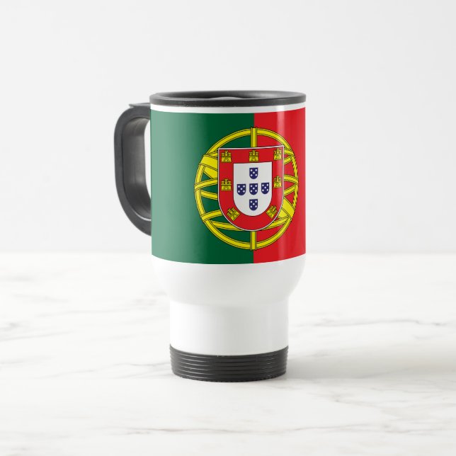 Mug De Voyage Drapeau du Portugal (Devant gauche)