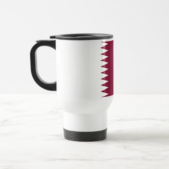 Mug De Voyage Drapeau du Qatar (Gauche)