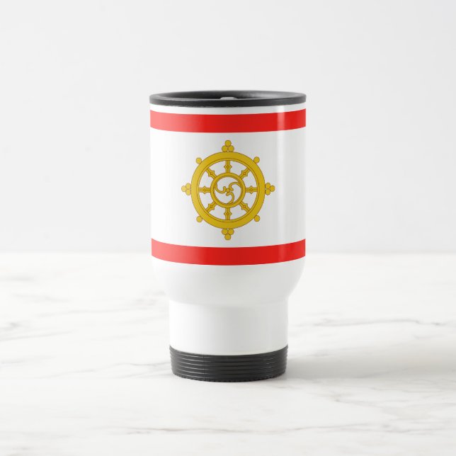 Mug De Voyage Drapeau du Royaume du Sikkim (Centre)