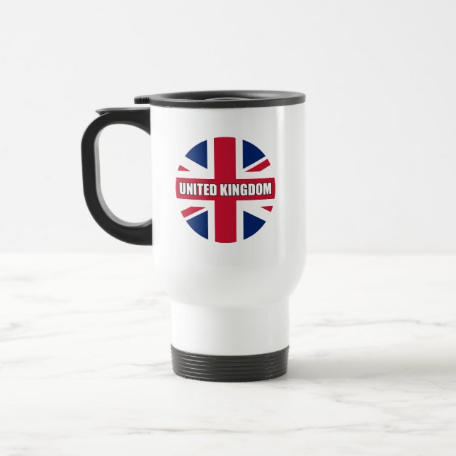 Mug De Voyage Drapeau du Royaume-Uni (Gauche)