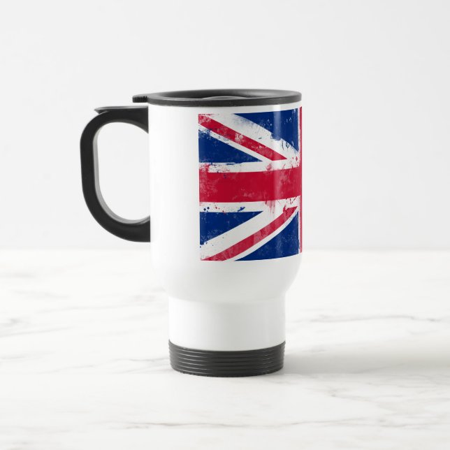 Mug De Voyage Drapeau du Royaume-Uni ou de l'Union Jack (Gauche)
