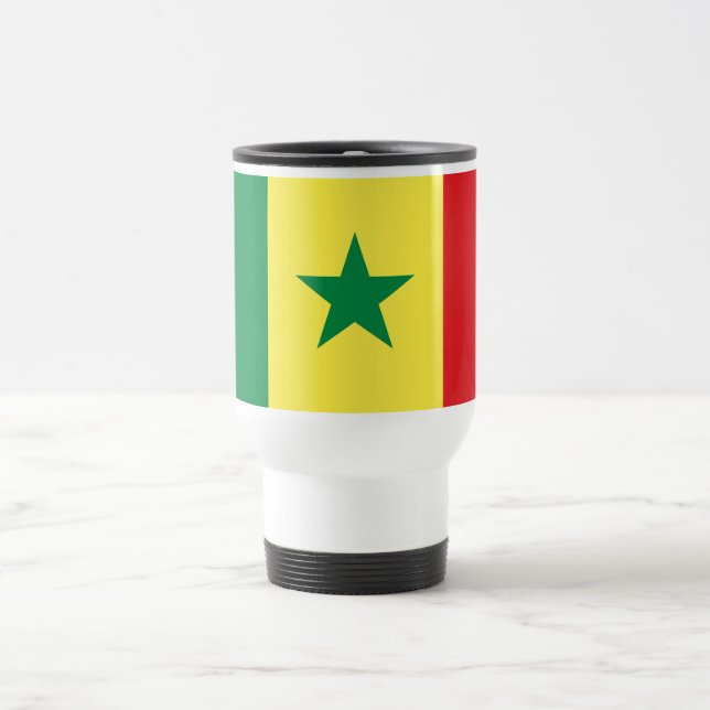 Mug De Voyage Drapeau du Sénégal (Centre)