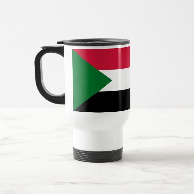 Mug De Voyage Drapeau du Soudan (Gauche)