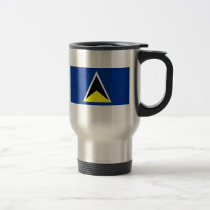 Mug De Voyage Drapeau du St Lucia