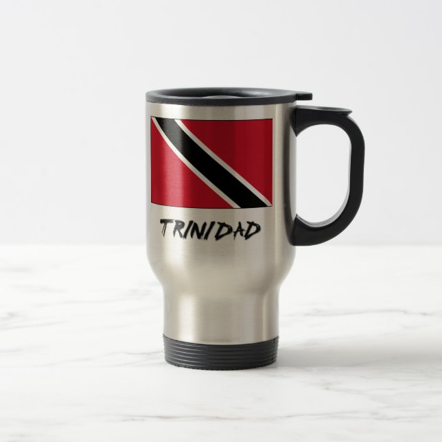 Mug De Voyage Drapeau du Trinidad (Droit)