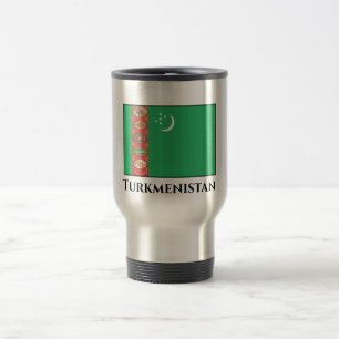 Mug De Voyage Drapeau du Turkménistan