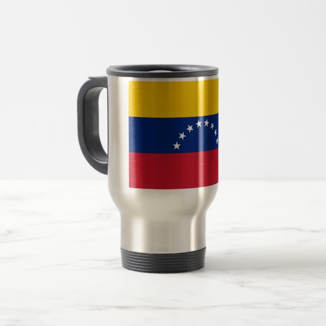 Mug De Voyage Drapeau du Venezuela (Devant gauche)