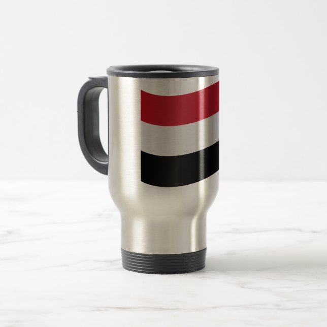 Mug De Voyage Drapeau du Yémen (Devant gauche)