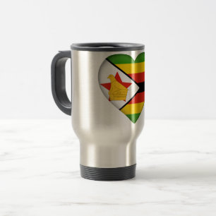 Mug De Voyage Drapeau du Zimbabwe