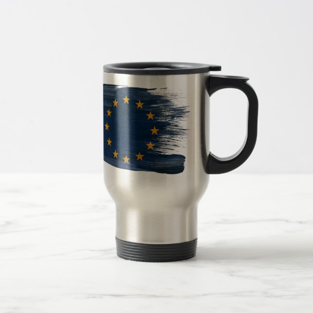 Mug De Voyage Drapeau d'Union européenne (Droit)
