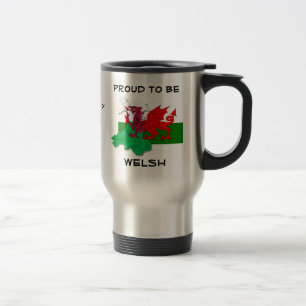 Mug De Voyage Drapeau gallois DU PAYS DE GALLES Dragon Rouge
