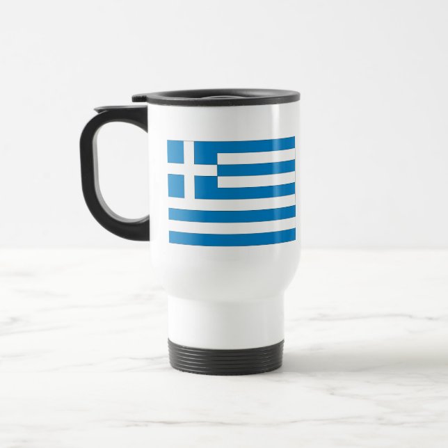 Mug De Voyage Drapeau grec (Gauche)