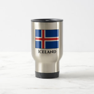 Mug De Voyage Drapeau islandais