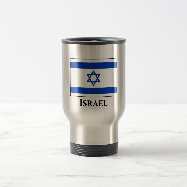 Mug De Voyage Drapeau Israël (Centre)
