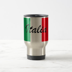 Mug De Voyage Drapeau Italia - Haute Qualité