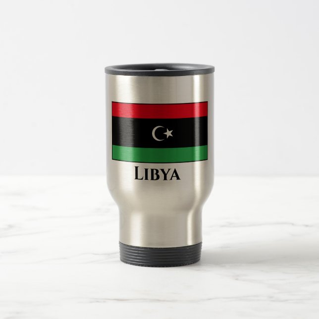 Mug De Voyage Drapeau libyen (Centre)