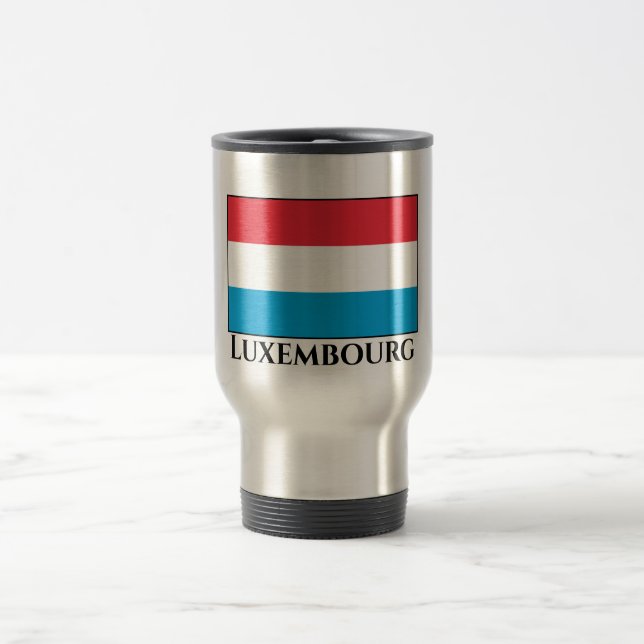 Mug De Voyage Drapeau Luxembourg (Centre)