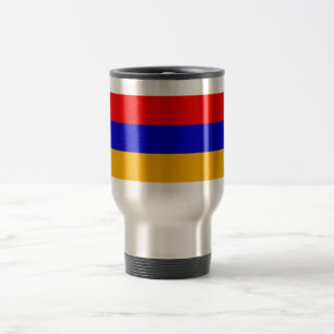 Mug De Voyage Drapeau national d'Arménie