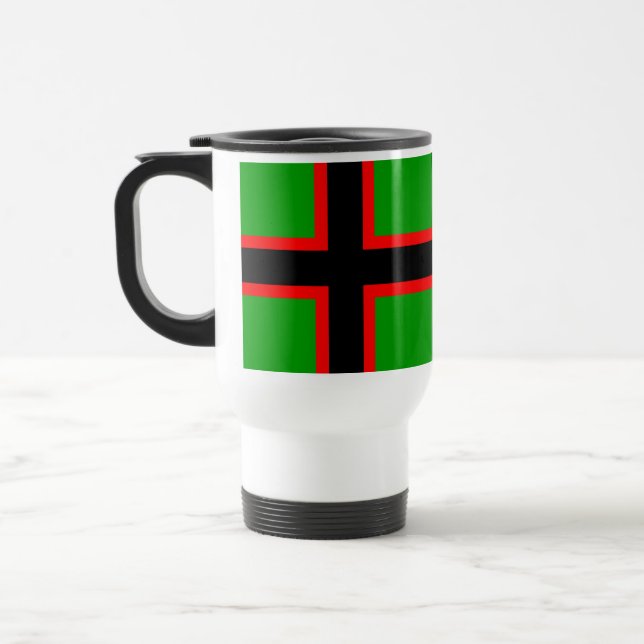 Mug De Voyage Drapeau national de Carélie (Gauche)