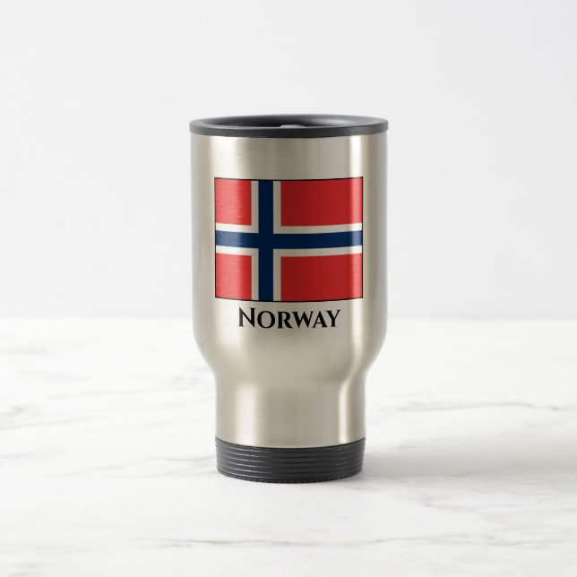 Mug De Voyage Drapeau norvégien (Centre)