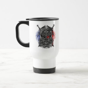 Mug De Voyage Drapeau Odin ravens épées Viking Mythologie