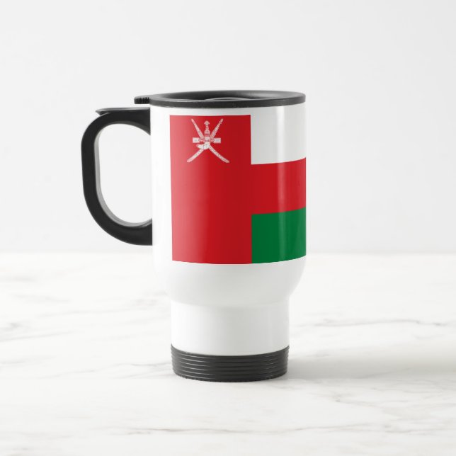 Mug De Voyage Drapeau Oman (Gauche)