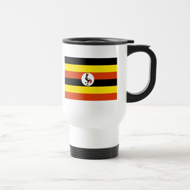 Mug De Voyage drapeau ouganda (Droite)