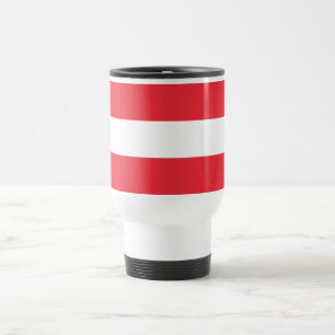 Mug De Voyage Drapeau patriotique autrichien