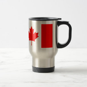 Mug De Voyage Drapeau patriotique canadien