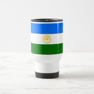 Mug De Voyage Drapeau patriotique de Bachkortostan