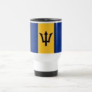Mug De Voyage Drapeau patriotique de la Barbade