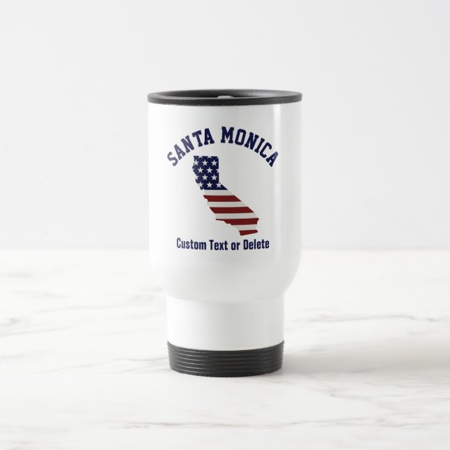 Mug De Voyage Drapeau patriotique | de la carte | Etats-Unis de (Centre)