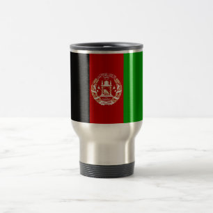Mug De Voyage Drapeau patriotique de l'Afghanistan