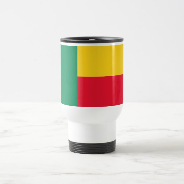 Mug De Voyage Drapeau patriotique du Bénin (Centre)