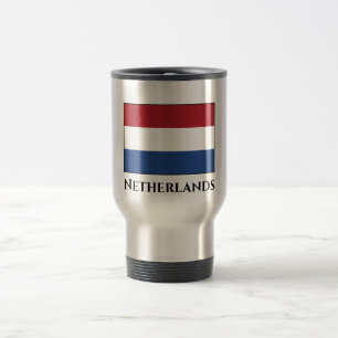 Mug De Voyage Drapeau Pays-Bas (néerlandais)