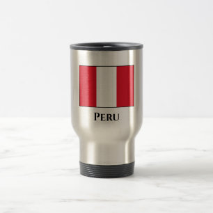 Mug De Voyage Drapeau péruvien