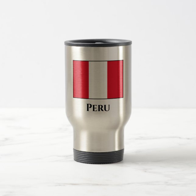Mug De Voyage Drapeau péruvien (Centre)
