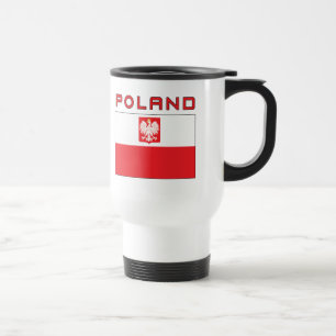 Mug De Voyage Drapeau polonais de faucon avec la Pologne