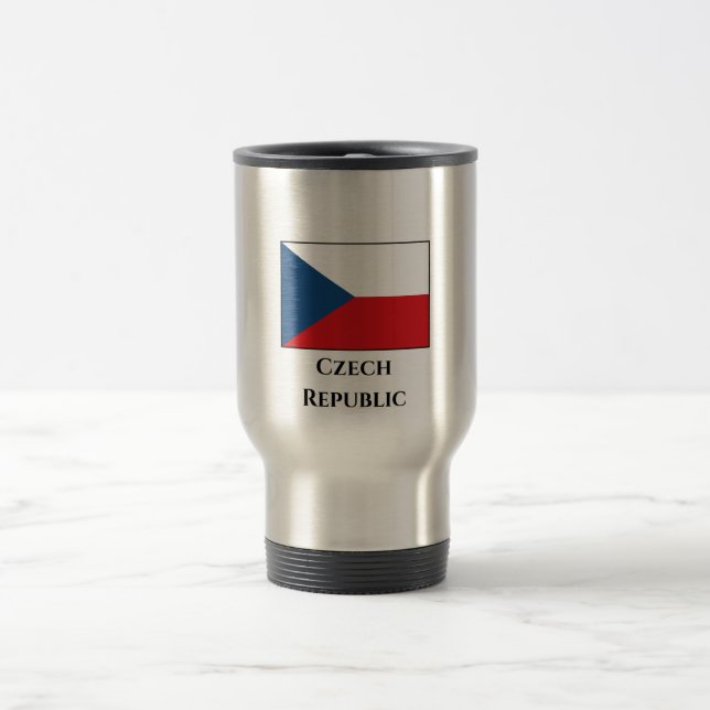 Mug De Voyage Drapeau République tchèque (Centre)