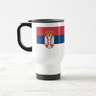 Mug De Voyage Drapeau serbe