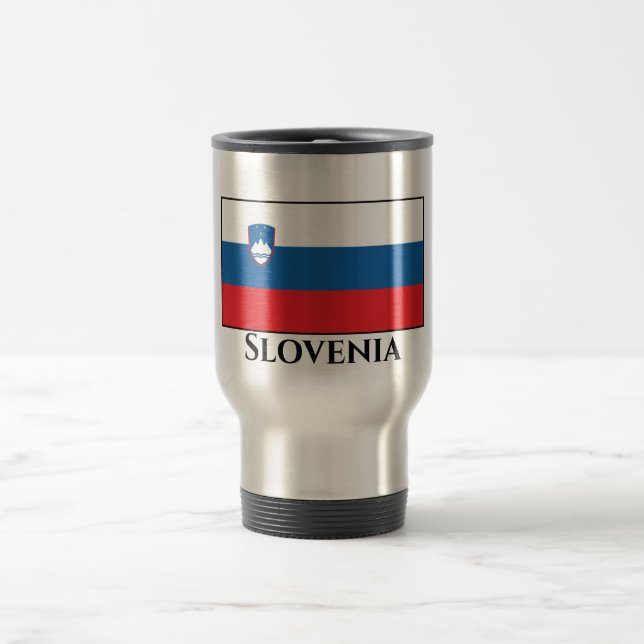 Mug De Voyage Drapeau Slovénie (Centre)